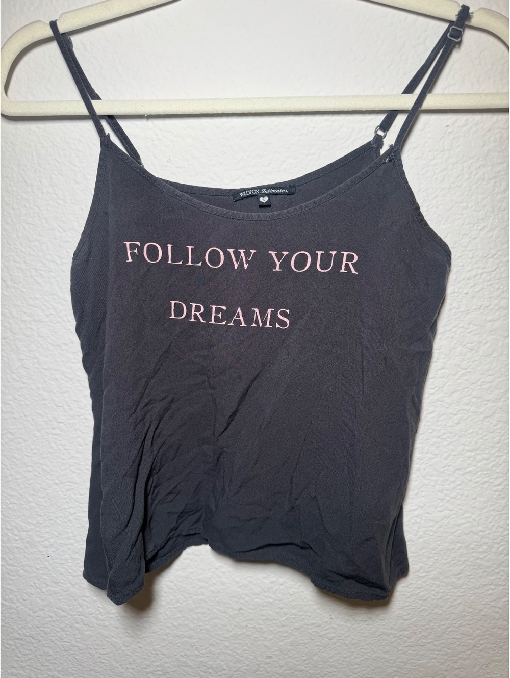 Wildfox Intimates Women's Small Black Spaghetti Strap Tank Top
